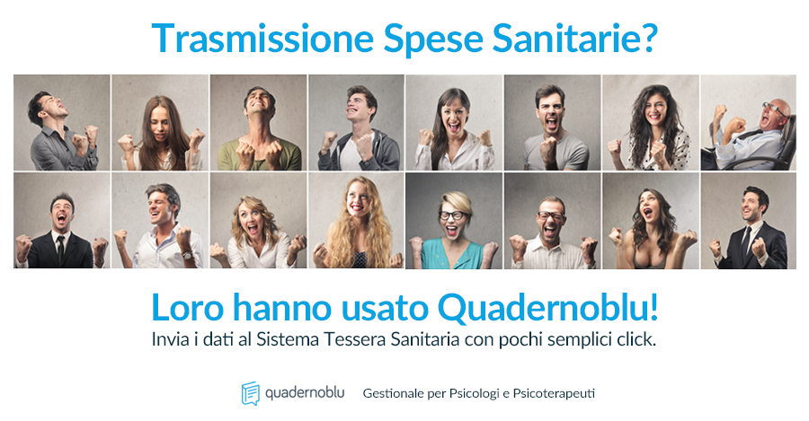 Trasmissione spese sanitarie con Quadernoblu